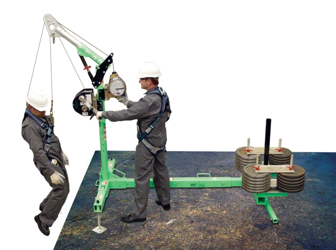 Davit arm rescue system